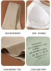 Women's thermal vest, seamless base layer top, double-sided fleece square neck with fleece thermal halter, autumn and winter fixed cup vest Specification image